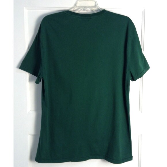 Ralph Lauren Polo Bear T Shirt Men M Green Basketball Rainbow Graphic Print Prep - Picture 4 of 5